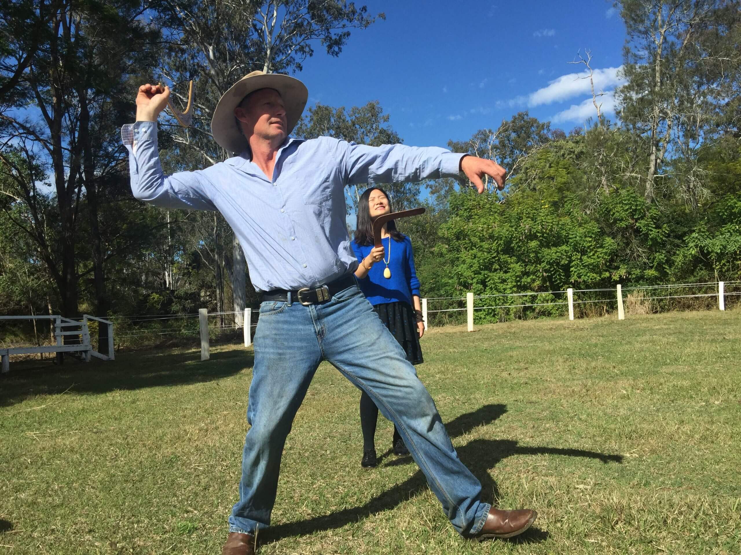 Boomerang Throwing